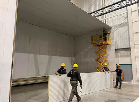 instalación de cámaras frigoríficas modulares