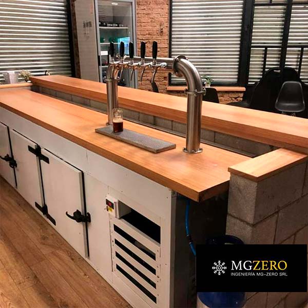 heladera bajo mesada para cerveza tirada