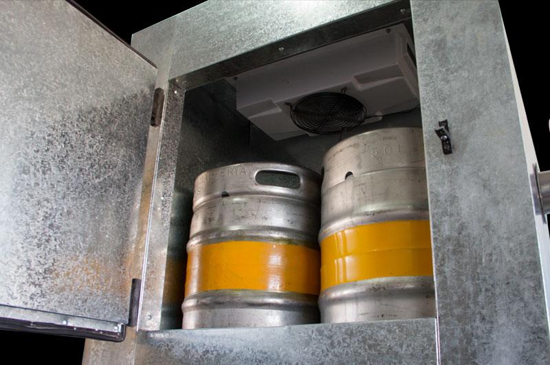 heladera para cerveza compartimientos