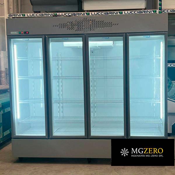 heladera exhibidora vertical 4 puertas